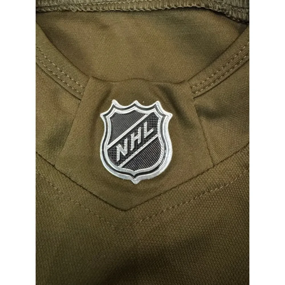 Edmonton Oilers Adidas Military Appreciation Custom Jersey L XL #97 Mcdavid